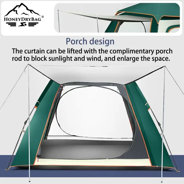 Automatic Camping Tent with Flap