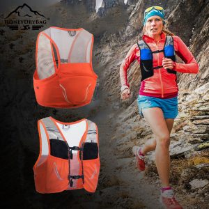 100% Polyester Multi-functional Custom logo hydration pack for Trail Running Vest