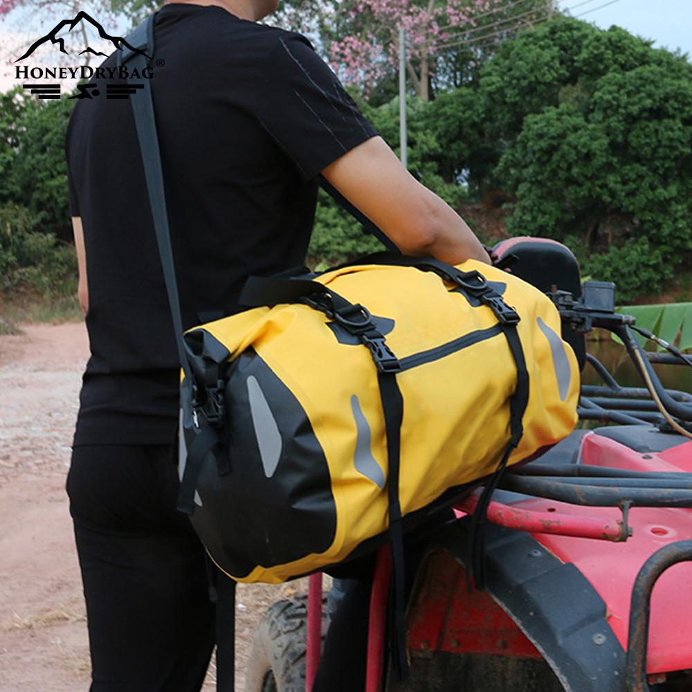 30L Waterproof Hiking Backpack - 500D PVC Canvas, Lightweight Dry Bag for Camping & Fishing - Image 2
