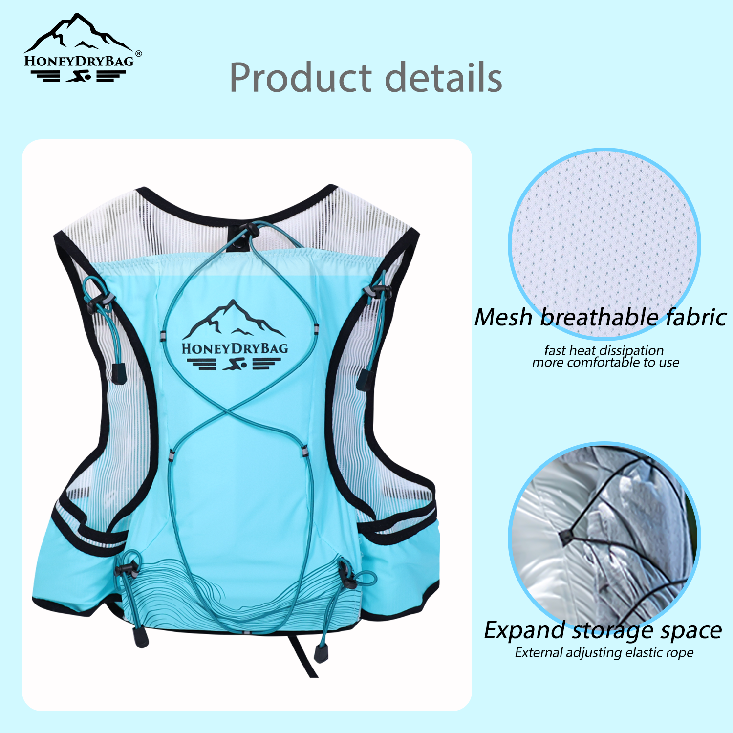 Factory Running Hydration Vest Backpack Outdoor Marathon Hydration Pack