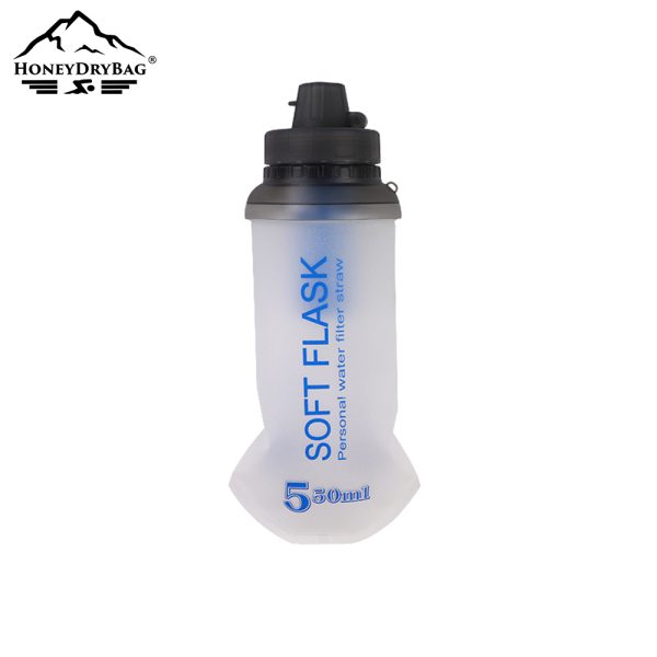 Factory customised 550ml 700ml 800ml TPU water bottle with filter Lightweight hydration bottle for marathon soft flask - Image 9