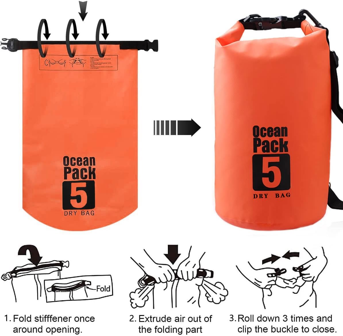 Wholesale New Best-Selling Large Capacity Business Diving Floating Ocean Double Shoulder PVC Material Waterproof Backpack - Image 4