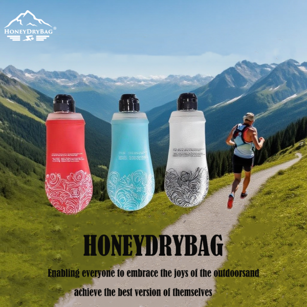 Factory Wholesale 250ML 500ML Collapsible Sports Soft Tpu Sports Running Foldable Kettle for Trail Running Collapsible Soft Water Bottle