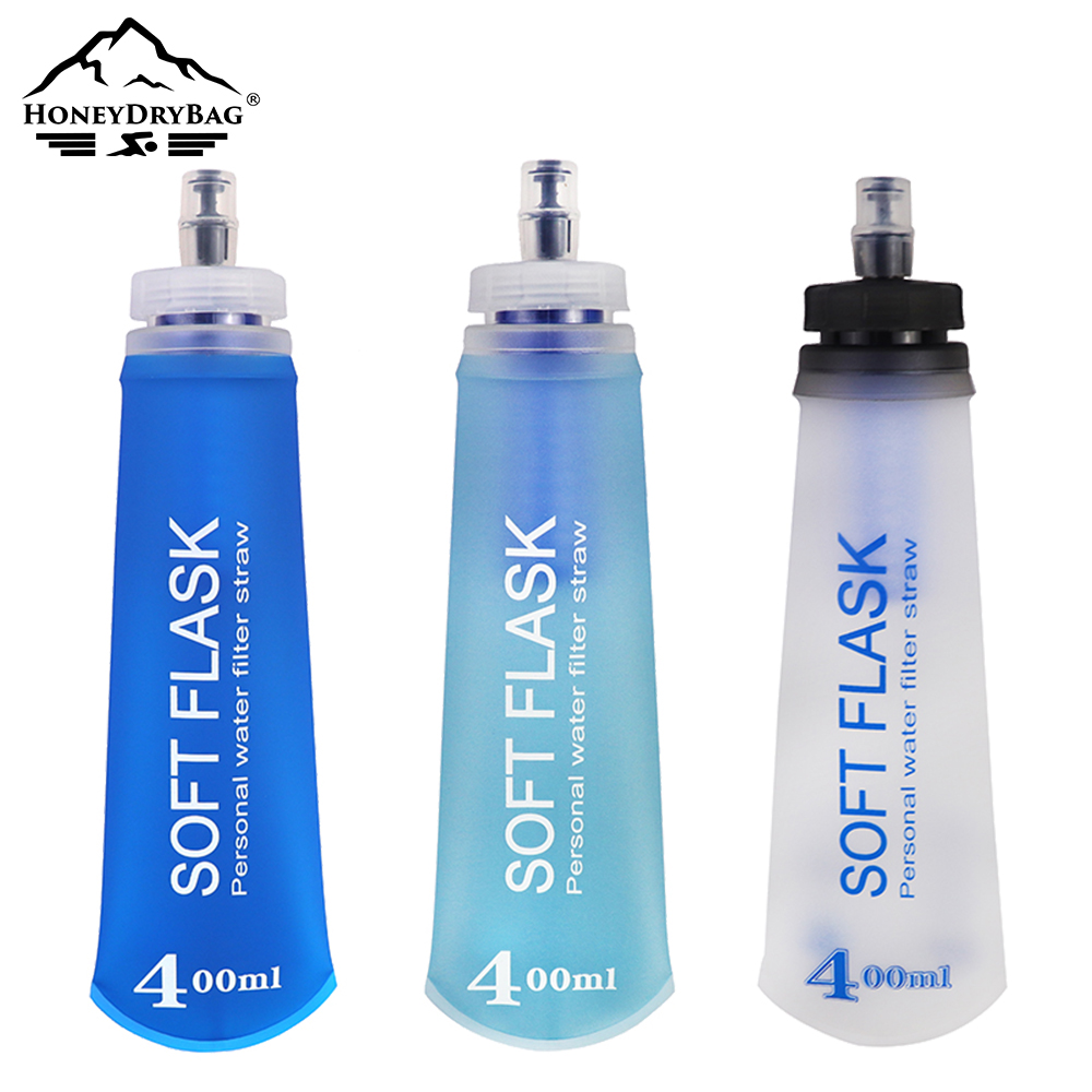 Soft Flask Water Bottle - 250ml, 300ml, 500ml Leak-Proof Squeeze Bottle with Wide Mouth for Running, Hiking & Travel - Image 5
