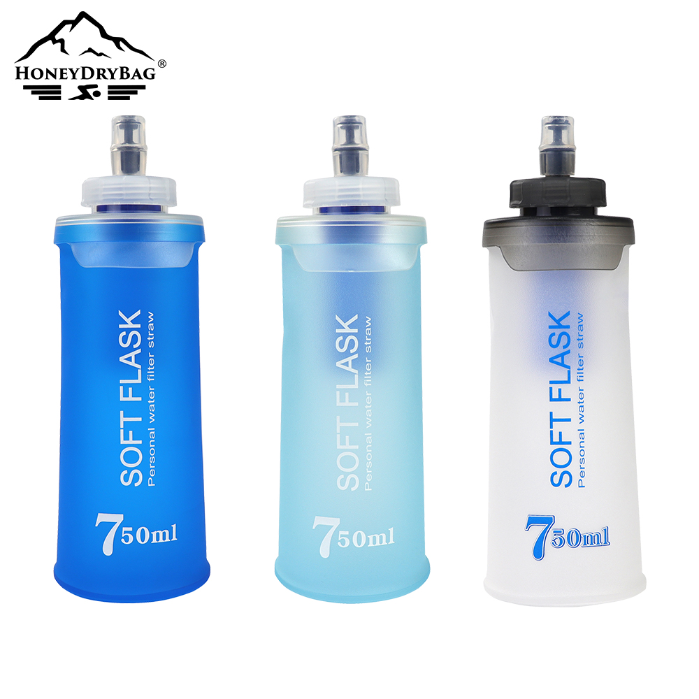 Foldable Filtration Water Bottle - Collapsible & Soft TPU Kettle for Hands-Free Workouts | Easy Carry 500ml, 700ml - Image 3