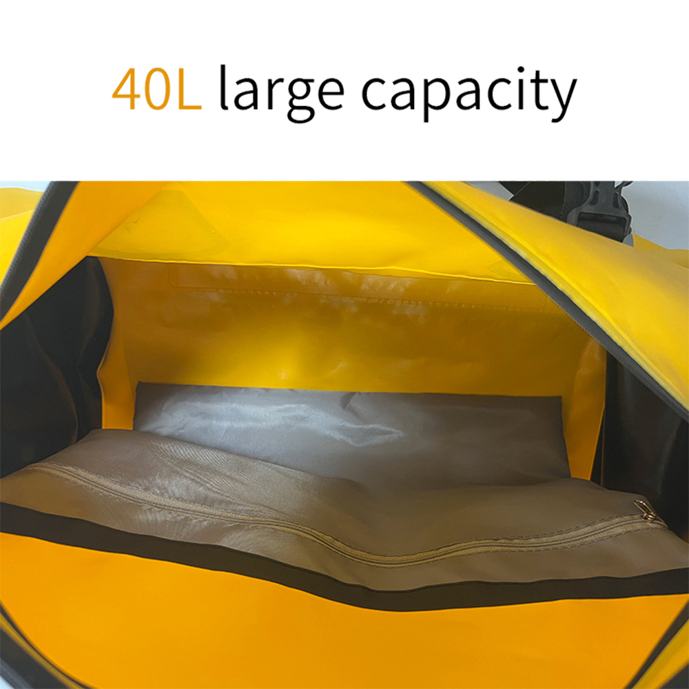 30L Waterproof Hiking Backpack - 500D PVC Canvas, Lightweight Dry Bag for Camping & Fishing - Image 4