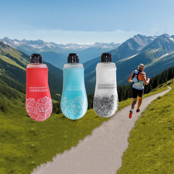 Supplier Wholesale Low Price 200ml, 250ml,500ml Soft Bottle Hydration Vest Soft Flask Collapsible Portable Running TPU Soft Flask - Image 2
