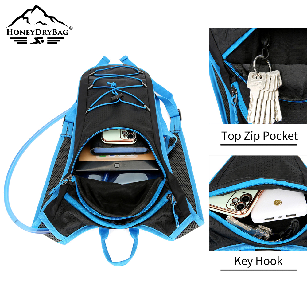 BSCI Factory Custom Outdoor Hydration Pack Backpack Vest Hydration Vest for Running - Image 4