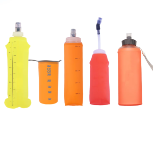Wholesale Custom 500ml Collapsible Water Bottle BPA Free TPU Soft Flask for Hiking Running | OEM/ODM