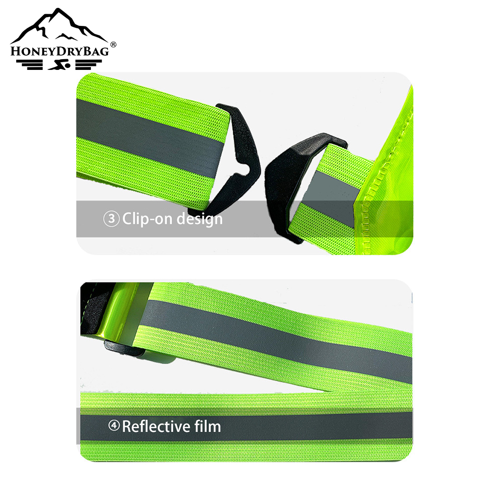 USB Rechargeable LED High-Visibility Safety Vest 7 Flashing Modes, Customisable Logo, 360° Visibility - Image 6