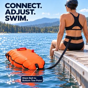Open Water Swimming Buoy Inflatable Dry Bag