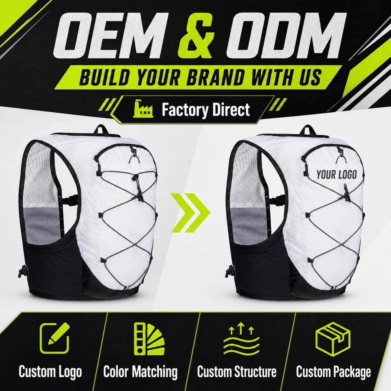 Custom Hydration Trail Running Vest