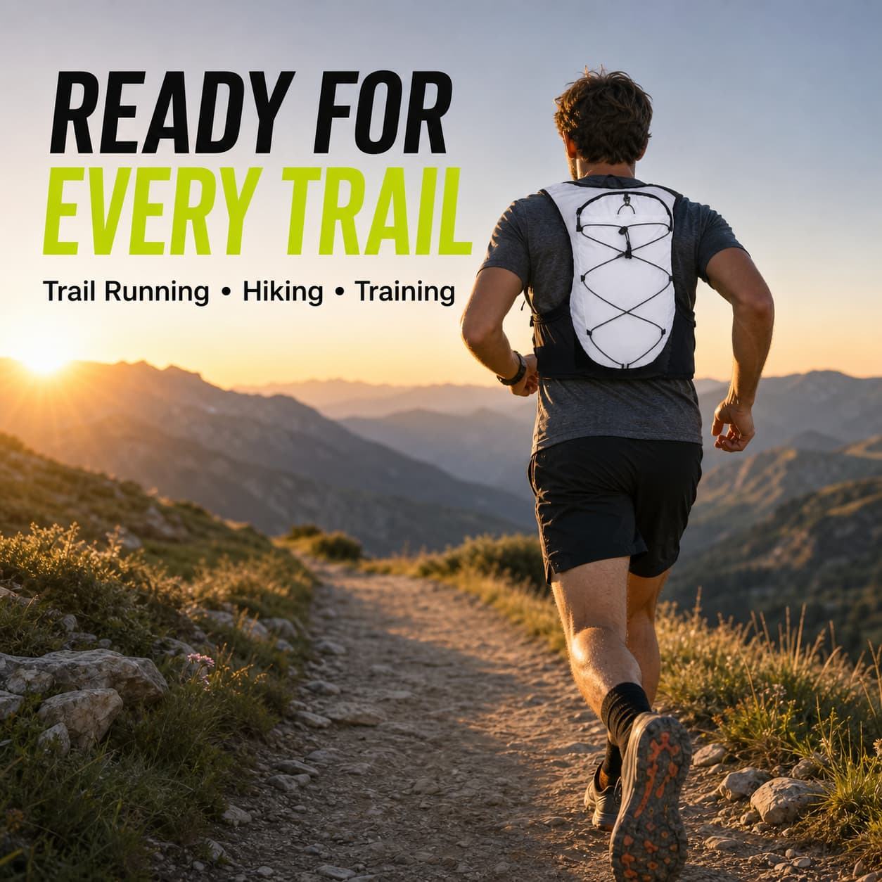 Custom Lightweight Hydration Trail Running Vest - Image 5