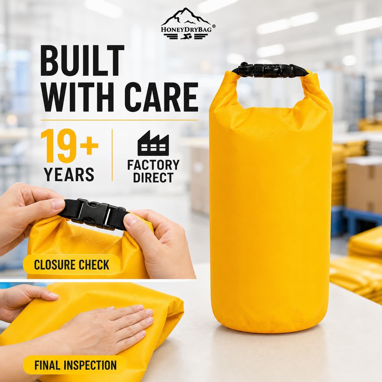 Premium Ultralight Dry Sack | Custom Nylon Dry Bag Wholesale OEM ODM - Image 2