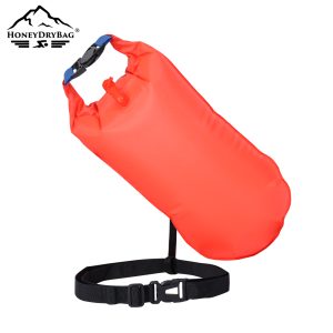 Open Water Swimming Safety Buoy: Featuring a waterproof storage compartment, providing dual assurance for worry-free swimming