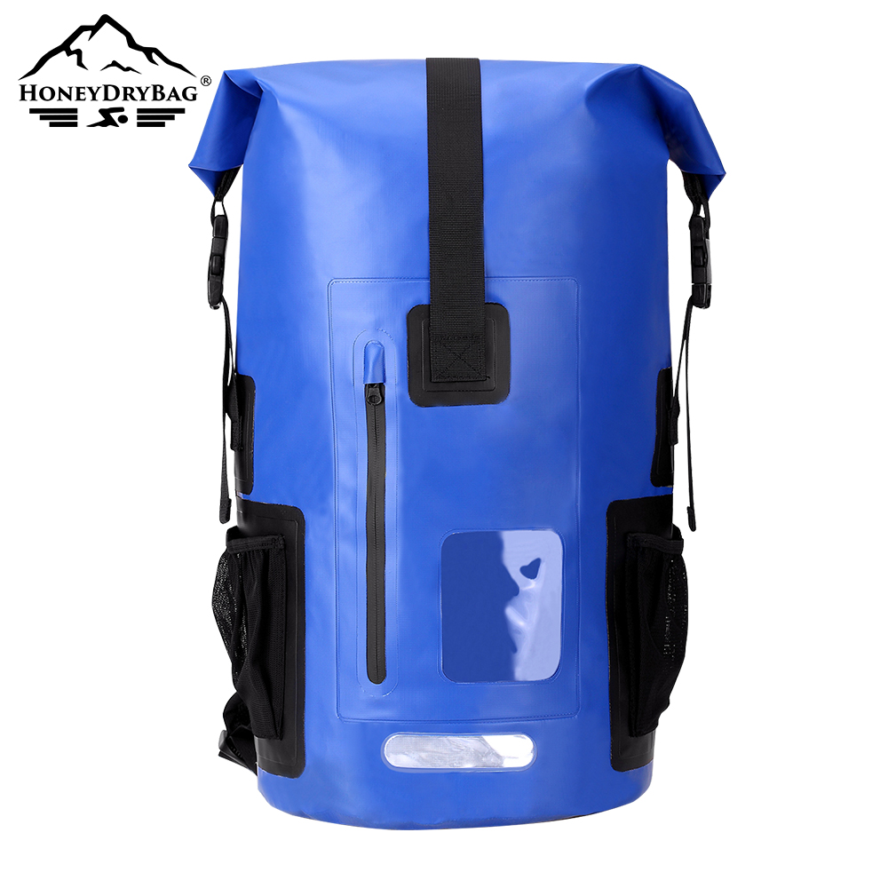 Low minimum order quantity customized high-quality PVC waterproof dry bag, rolled top backpack, travel floating waterproof dry bag - Image 7