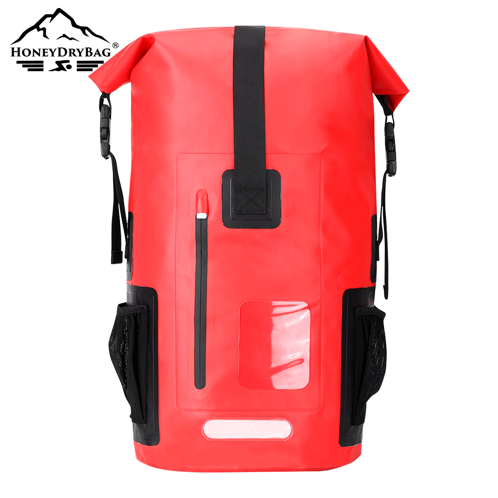 Low minimum order quantity customized high-quality PVC waterproof dry bag, rolled top backpack, travel floating waterproof dry bag - Image 6