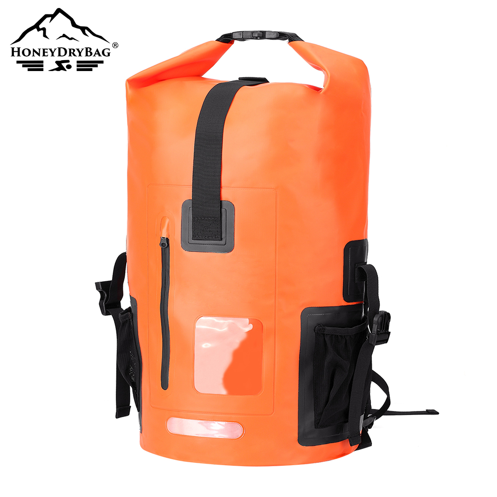 Low minimum order quantity customized high-quality PVC waterproof dry bag, rolled top backpack, travel floating waterproof dry bag - Image 2