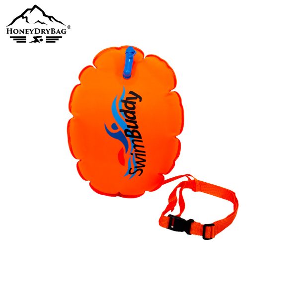 Factory direct shipment, customisable PVC swimming safety buoy, open water swimming tow buoy, high visibility, recyclable swim buoy