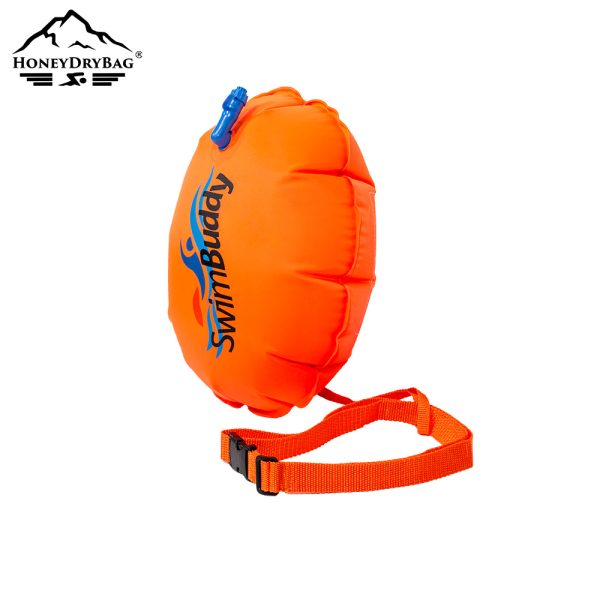 Factory direct shipment, customisable PVC swimming safety buoy, open water swimming tow buoy, high visibility, recyclable swim buoy - Image 2