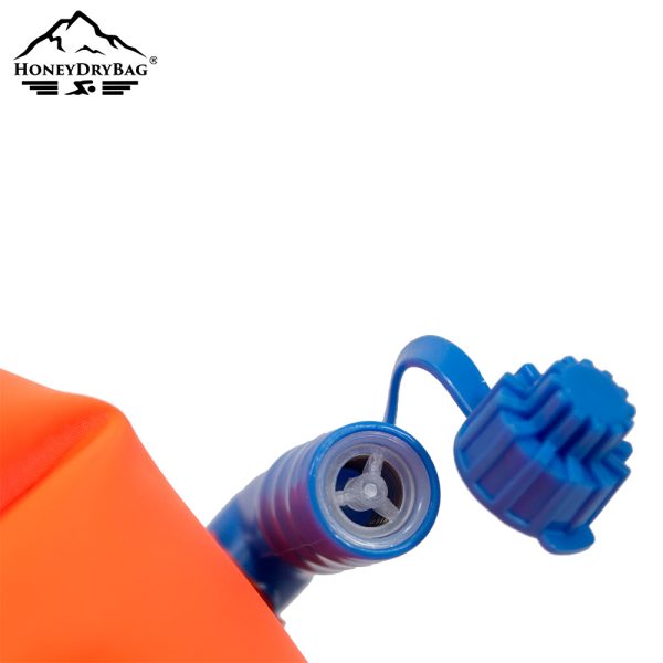 Factory direct shipment, customisable PVC swimming safety buoy, open water swimming tow buoy, high visibility, recyclable swim buoy - Image 6