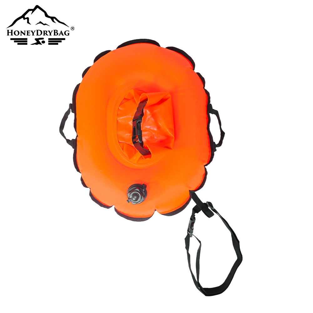 3-in-1 Swimming Towing Buoy: High-Visibility Safety Airbag + Portable Waterproof Dry Bag + Comfortable Waist Belt - Image 3
