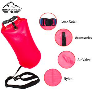 Adjustable Waist Swim Buoy | PVC Float for Safe Ocean & Open Water Swimming