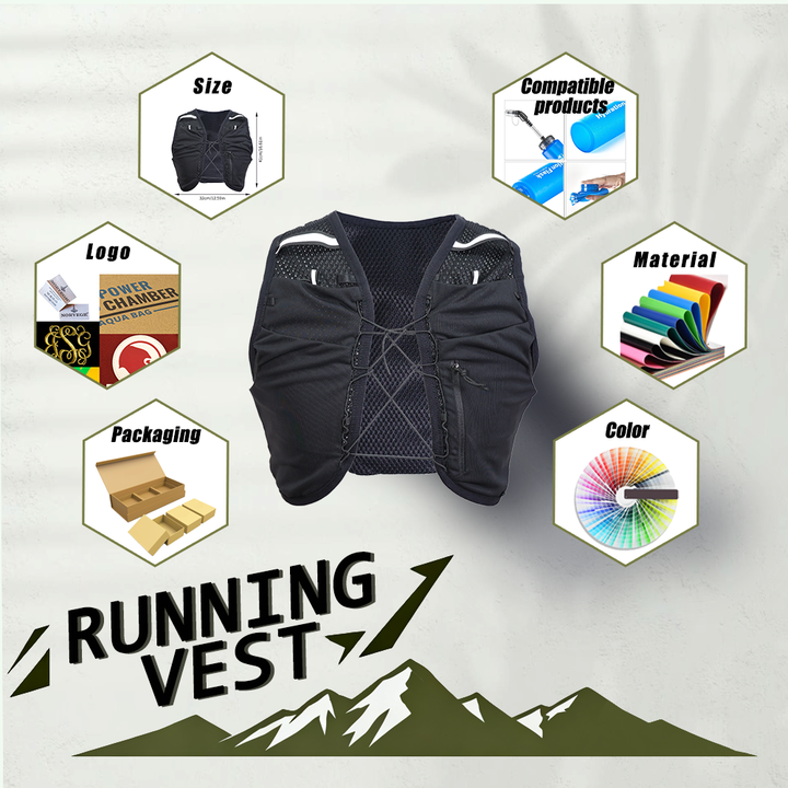 Running Hydration Vest Pack Backpack for Marathon Hiking & Cycling - Image 2