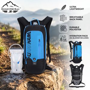 Lightweight Hydration Backpack – Outdoor Water Daypack for Hiking & Cycling
