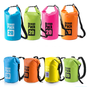 1L 2L/5L/10L/20L 500D PVC Waterproof Dry Bag Keep Gear Dry