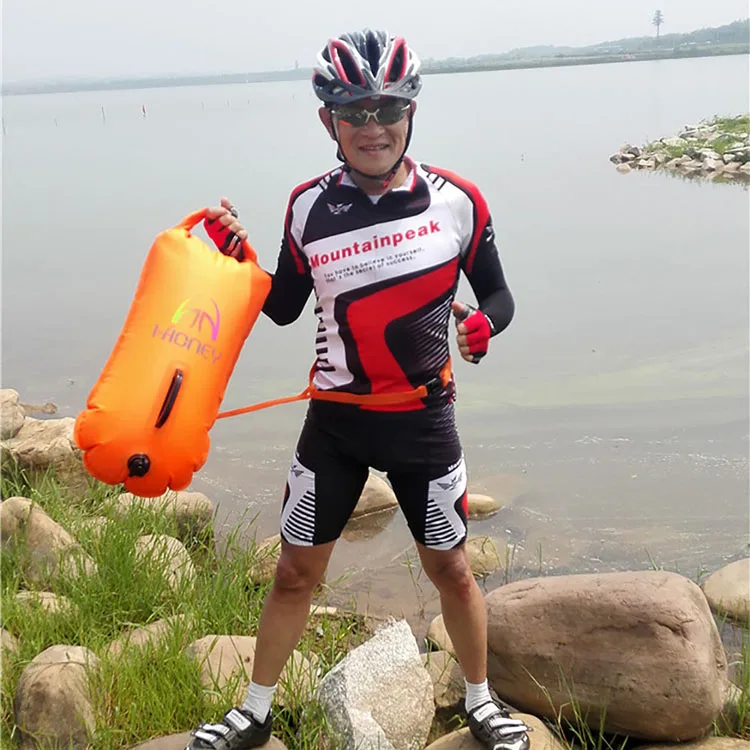 Custom Logo Floating Inflatable Open Water Safety Swim Buoy Dry Bag for Open Water Swim Buoys - Image 7