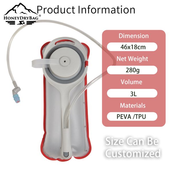 Oem/Odm water bladder water bag 1L 1.5L 2L 2.5L 3L BPA-free water bag bicycle water bag water bladder - Image 7