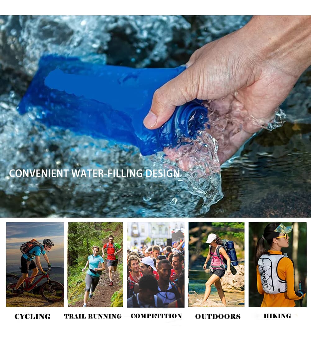 Running Soft Flask - Large Mouth, Customizable TPU Water Bottle for Runners - Image 6