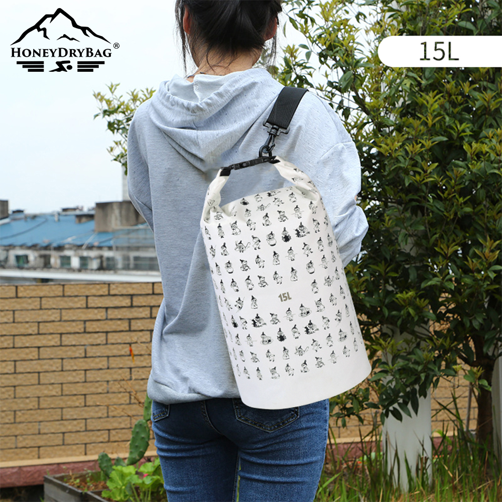Customised portable 2L-60L PVC waterproof dry bag suitable for beach trips, rafting, and dry storage Dry Bag - Image 4