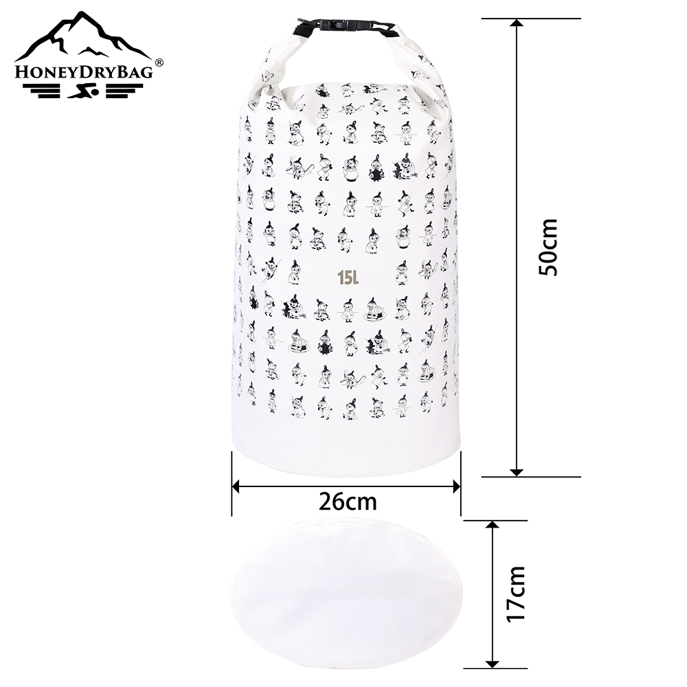 Customised portable 2L-60L PVC waterproof dry bag suitable for beach trips, rafting, and dry storage Dry Bag - Image 5