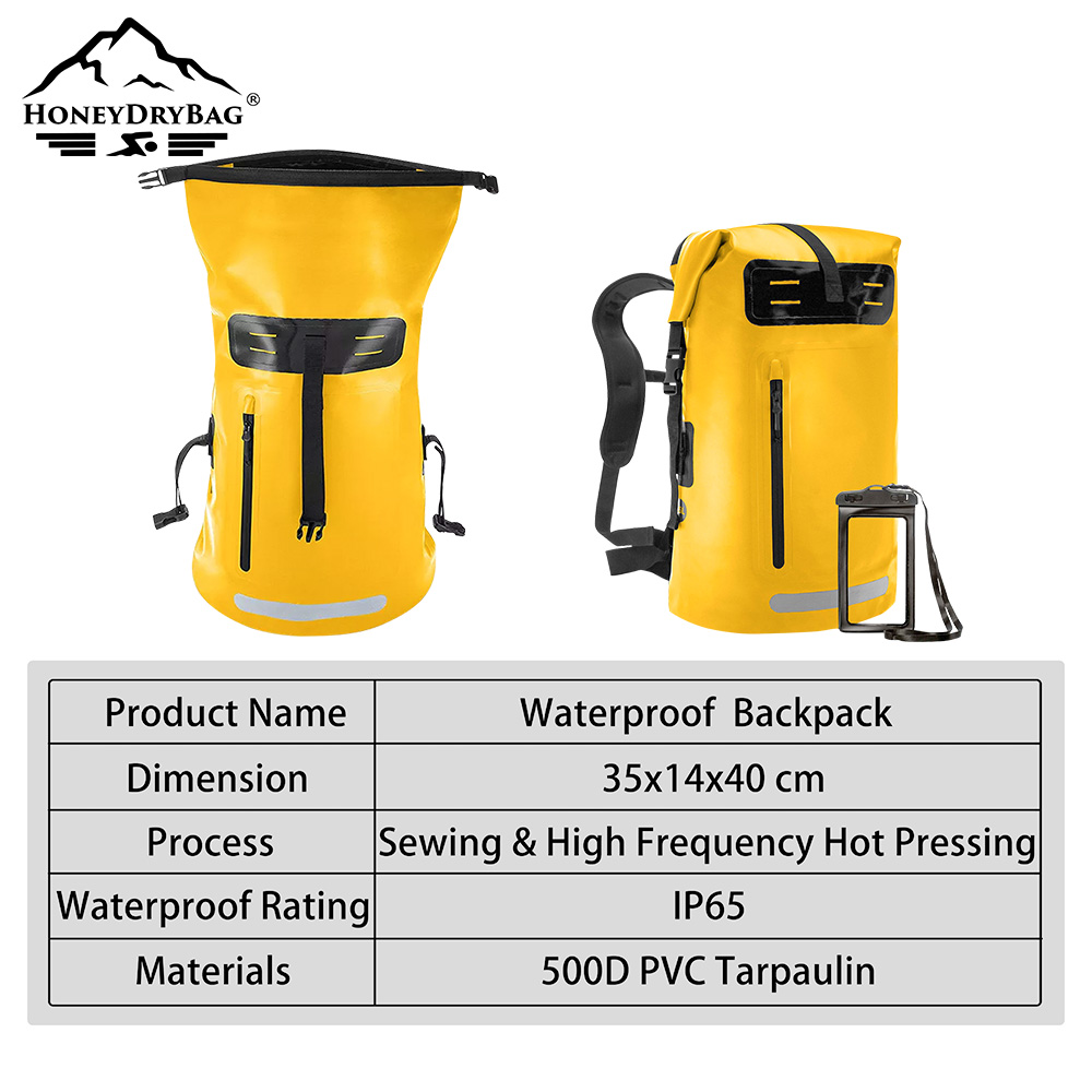 Manufacturer Oem custom logo waterproof dry bag hiking backpack kayak dry bag - Image 2