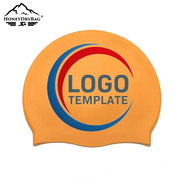 Swim Cap with Logo Template