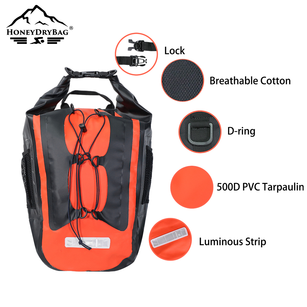 Custom Lightweight Waterproof Backpack & Dry Bag For Hikers - Image 4