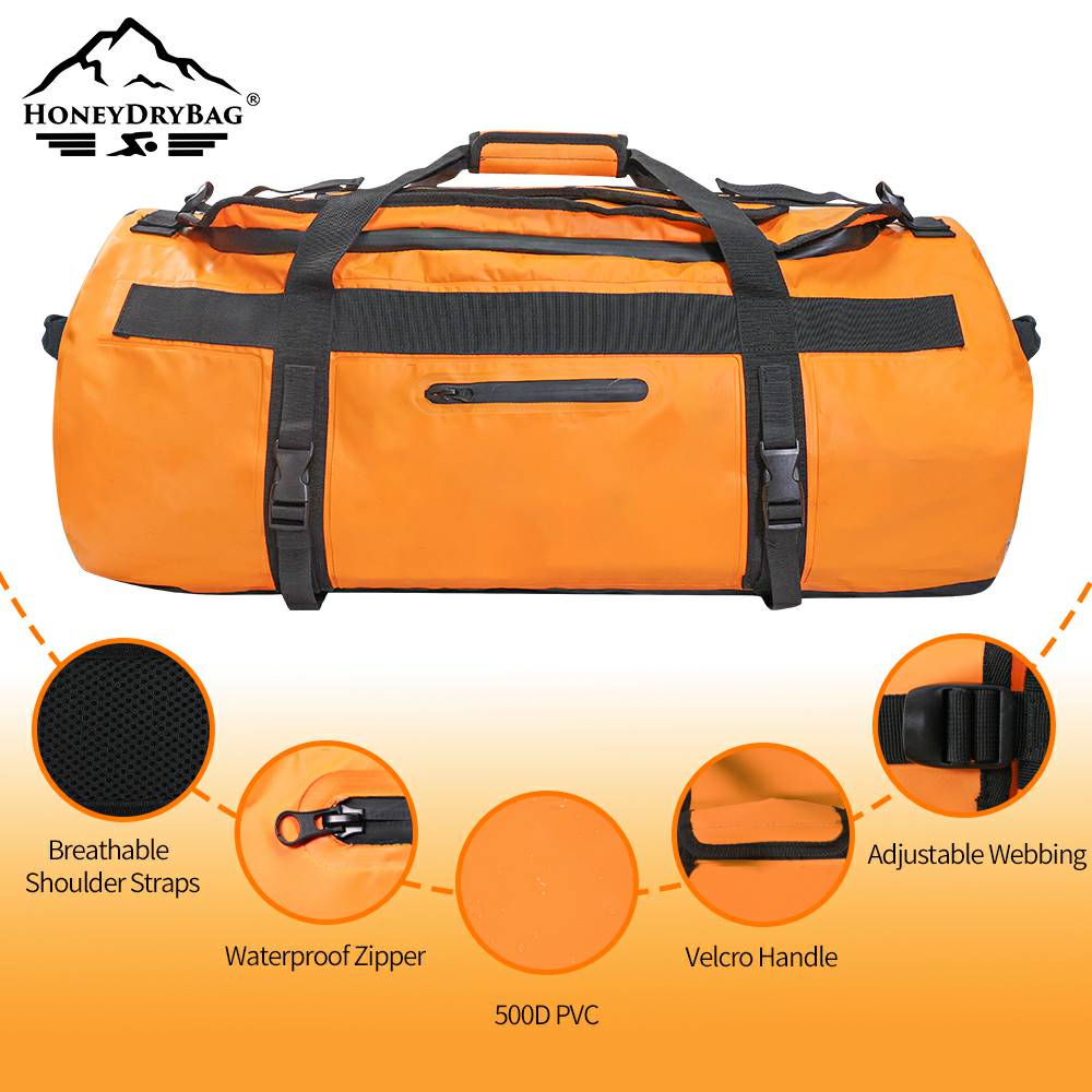 Heavy Duty Duffel Bag Drybag 40L 60L 80L Waterproof Duffle Travel Waterproof Duffle Dry Bag - Image 7