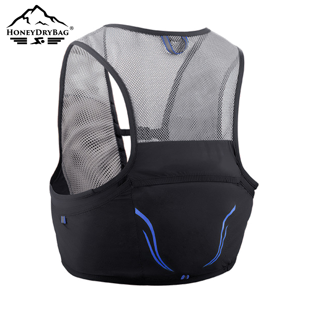 100% Polyester Multi-functional Custom logo hydration pack for Trail Running Vest - Image 7